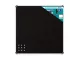 PARROT Info Board Aluminium Frame 1000 X 1000mm - Black