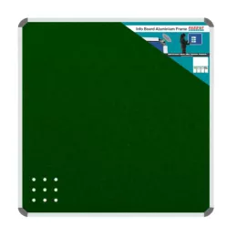 PARROT Info Board Aluminium Frame 1000 X 1000mm - Green