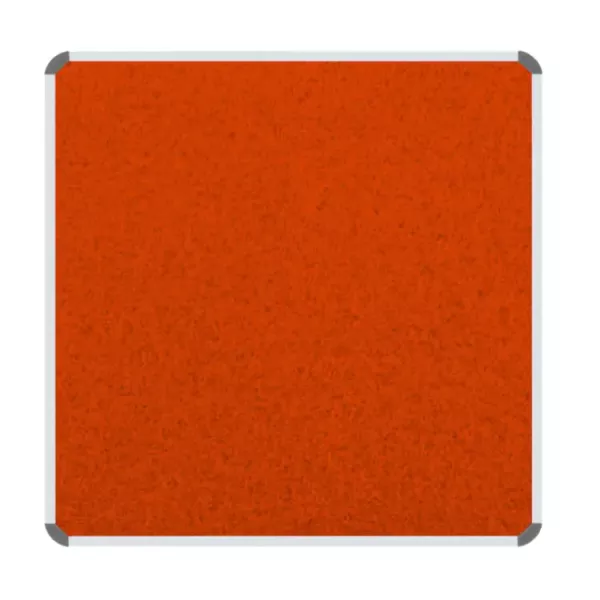 PARROT Info Board Aluminium Frame 1000 X 1000mm - Orange