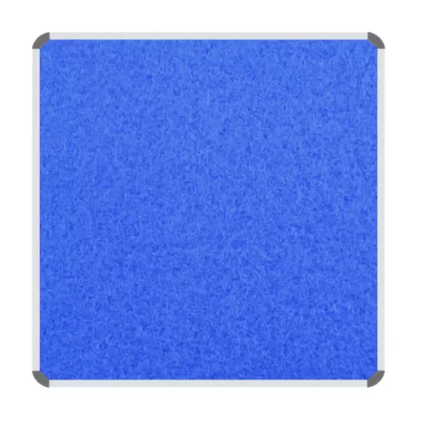 PARROT Info Board Aluminium Frame 1000 X 1000mm - Blue