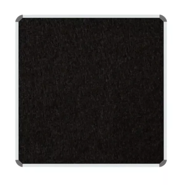 PARROT Info Board Aluminium Frame 1000 X 1000mm - Black