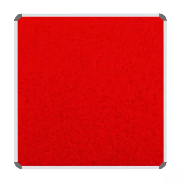 PARROT Info Board Aluminium Frame 1000 X 1000mm - Red