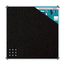 PARROT Info Board Aluminium Frame 1200 X 1200mm - Black