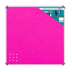 PARROT Info Board Aluminium Frame 1200 X 1200mm - Pink PARROT Info Board Aluminium Frame 1200 X 1200mm - Pink