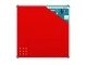 PARROT Info Board Aluminium Frame 1200 X 1200mm - Red