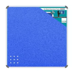 PARROT Info Board Aluminium Frame 1200 X 1200mm - Sky Blue PARROT Info Board Aluminium Frame 1200 X 1200mm - Sky Blue