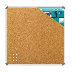 PARROT Info Board Aluminium Frame 1200 X 1200mm - Cork PARROT Info Board Aluminium Frame 1200 X 1200mm - Cork