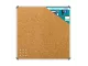 PARROT Info Board Aluminium Frame 1200 X 1200mm - Cork