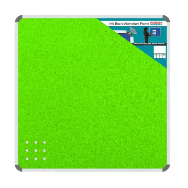 PARROT Info Board Aluminium Frame 1200 X 1200mm - Lime Green PARROT Info Board Aluminium Frame 1200 X 1200mm - Lime Green