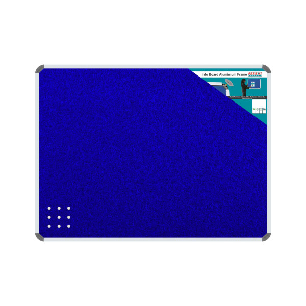 PARROT Info Board Aluminium Frame 1200 X 900mm - Blue