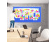 PARROT Info Board Aluminium Frame 1500 X 1200mm - Blue