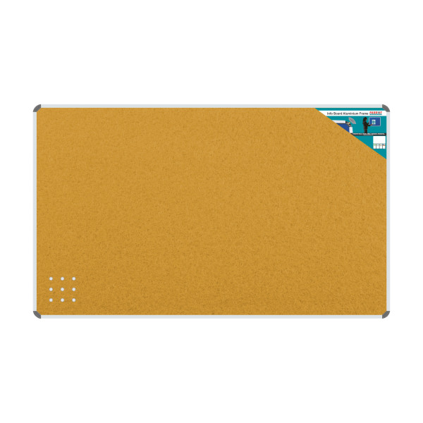 PARROT Info Board Aluminium Frame 1500 X 900mm - Beige