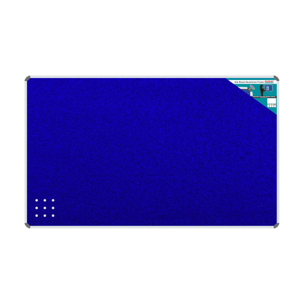 PARROT Info Board Aluminium Frame 1800 X 1200mm - Blue