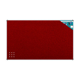 PARROT Info Board Aluminium Frame 3000 X 1200mm - Burgundy