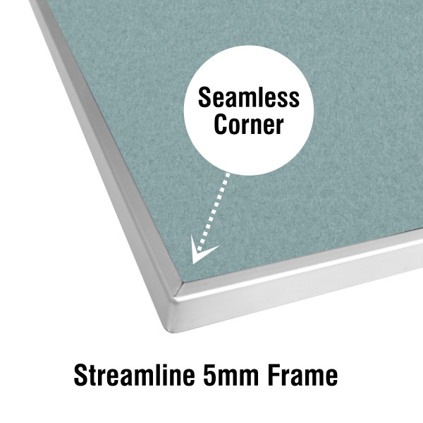 PARROT Info Board Alufine Frame 1200 x 900mm - Grey PARROT Info Board Alufine Frame 1200 x 900mm - Grey