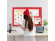 PARROT Info Board Alufine Frame 600 X 450mm - Red