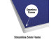 PARROT Info Board Alufine Frame 900 x 600mm - Blue