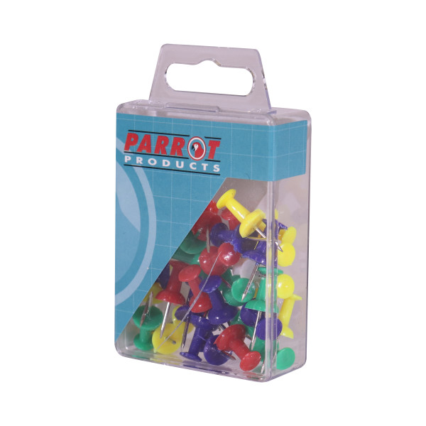 PARROT Drawing Pins - Assorted (30 Piece)