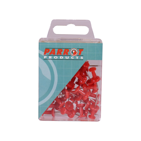 PARROT Drawing Pins - Red (25 Piece)