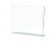 PARROT Single-Sided Acrylic Menu Holder A4 - Landscape - Box of 5