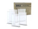 PARROT Double-Sided Acrylic Menu Holder A4 - Portrait - Box of 5