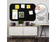 PARROT Self Adhesive Pin Board 600 x 450mm - Black