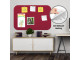 PARROT Self Adhesive Pin Board 900 x 600mm - Red