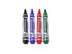PARROT Whiteboard Markers Bullet Tip - Wallet of 4 Assorted Colours