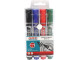 PARROT Whiteboard Markers Bullet Tip - Wallet of 4 Assorted Colours
