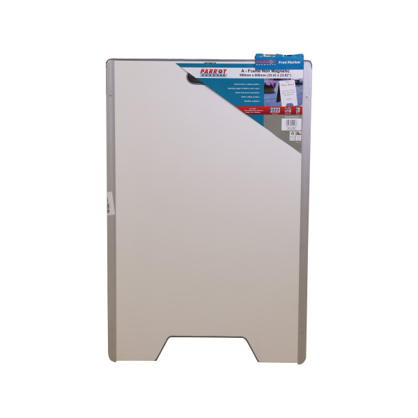 PARROT A-Frame Whiteboard Aluminium Frame 900 x 600mm