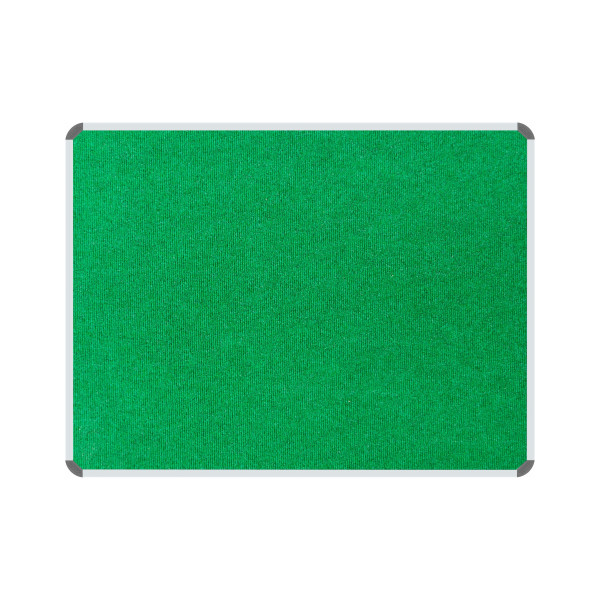 PARROT Bulletin Board Ribbed Aluminium Frame 1200 x 900mm - Palm