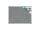 PARROT Bulletin Board Ribbed Aluminium Frame 1200 x 900mm - Laurel