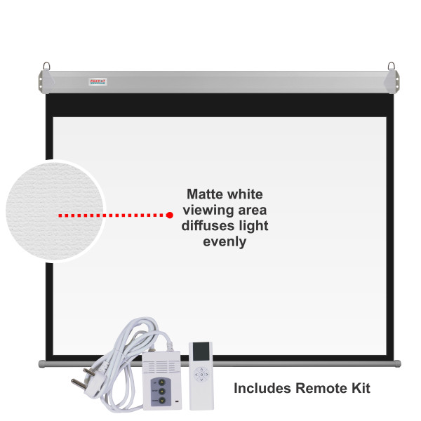 PARROT Electric Pulldown Projector Screen 2730 x 1580mm PARROT Electric Pulldown Projector Screen 2730 x 1580mm
