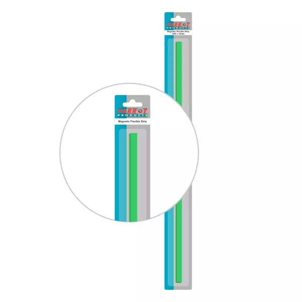 PARROT Magnetic Flexible Strips 1000 X 15mm Green