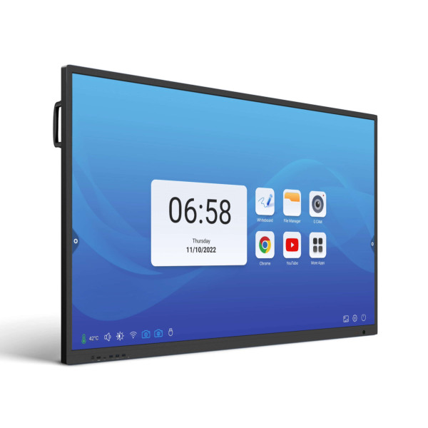 75 inch interactive touch display alternate view
