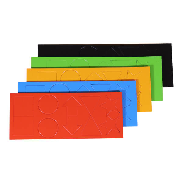 PARROT Magnetic Flexible Shapes 15mm (50) Pack Assorted