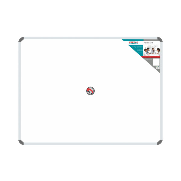 Parrot BD0948 Magnetic Whiteboard 1200x1000mm front view with aluminium frame