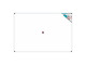 Parrot BD0960 Magnetic Whiteboard 1500x1200mm front view with aluminium frame