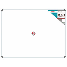 Parrot BD0961 Magnetic Whiteboard 1500x900mm front view with aluminium frame