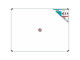 Parrot Magnetic Whiteboard 1500x900mm BD0961 Parrot BD0961 Magnetic Whiteboard 1500x900mm front view with aluminium frame