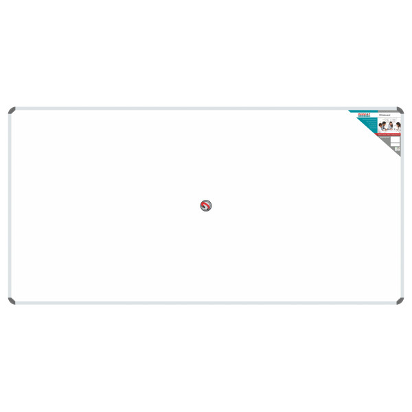 Parrot BD0984 Magnetic Whiteboard 3000x1200mm front view with aluminium frame