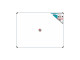 Parrot Magnetic Whiteboard 900x900mm BD0928 Parrot BD0928 Magnetic Whiteboard 900x900mm front product view