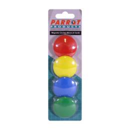 PARROT Moulded Magnets 40mm (4 Per Card)