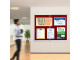 PARROT Display Case Pinning Board 1200 X 900mm - Burgundy