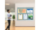 PARROT Display Case Pinning Board 1200 X 900mm - Grey
