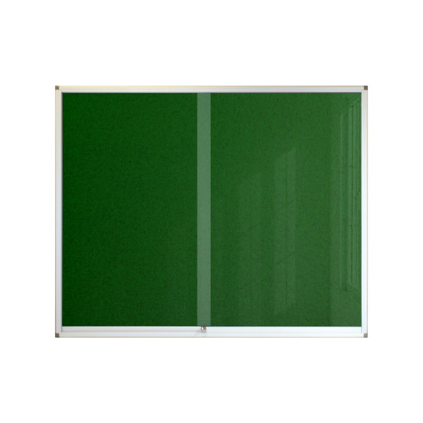 PARROT Display Case Pinning Board 1200 X 900mm - Green