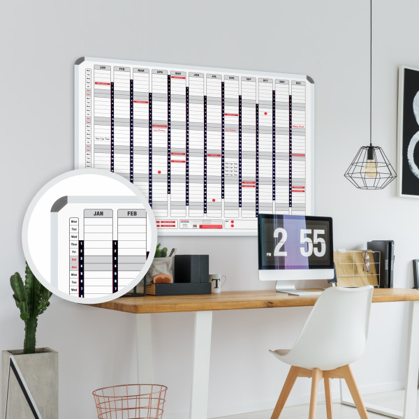 Year Planner Date Strips (900mm) Year Planner Date Strips (900mm)