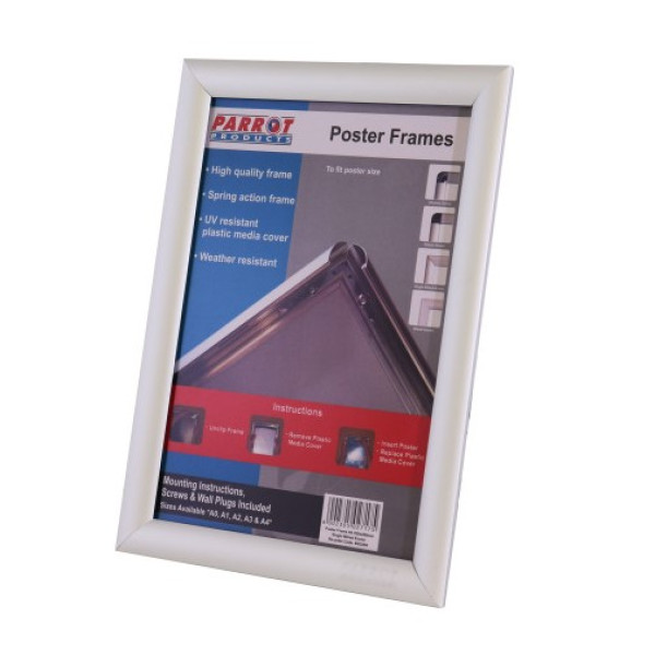 PARROT A4 Poster Frame Single Mitred Econo