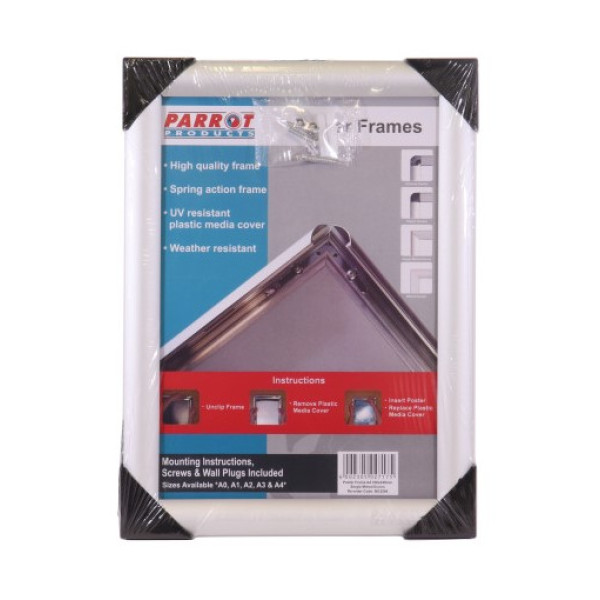 PARROT A4 Poster Frame Single Mitred Econo