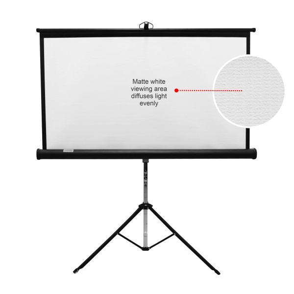 PARROT Projector Tripod Screen 1830 x 1830mm